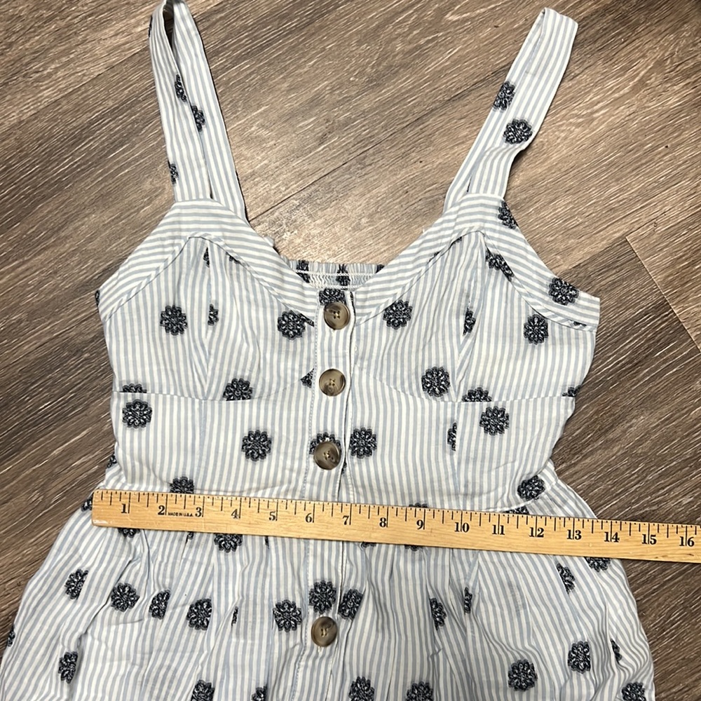 Anthropologie Blue and White Striped Dress - Picture 11 of 13